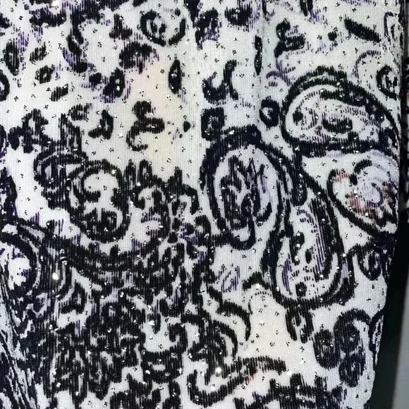 Alex Evenings Glitter Jacket- Medium - Picture 3 of 5